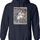 Castle Dimitrescu Vacancies Hoodie - Retro Graphic Pullover Hoodie for Men & Women - Navy
