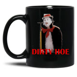 Cat In The Hat Dirty Hoe Black Coffee Mug, Gift Coffee Mug