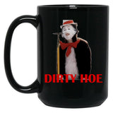 Cat In The Hat Dirty Hoe Black Coffee Mug, Gift Coffee Mug - Black