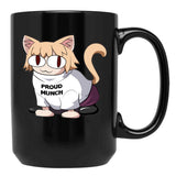 Cat Neco Arc Black Coffee Mug, Gift Coffee Mug