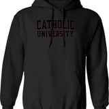 Catholic UNIVERSITY of America Graphic Pullover Hoodie - Black