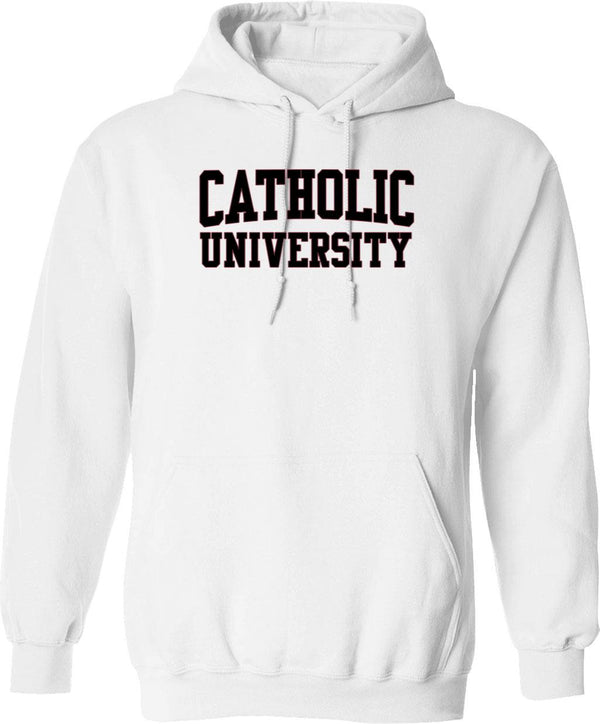 Catholic UNIVERSITY of America Graphic Pullover Hoodie - White