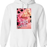 Celebrating Ddojaccat Hoodie - Retro Graphic Pullover Hoodie for Men & Women - White