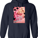 Celebrating Ddojaccat Hoodie - Retro Graphic Pullover Hoodie for Men & Women - Navy