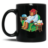 Celestial Seasoning Sleepytime Tea Bear Black Coffee Mug, Gift Coffee Mug