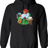 Celestial Seasoning Sleepytime Tea Bear Graphic Pullover Hoodie - Black
