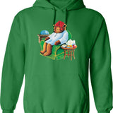 Celestial Seasoning Sleepytime Tea Bear Graphic Pullover Hoodie - Green