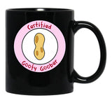 Certified Goofy Goober Black Coffee Mug, Gift Coffee Mug - Black