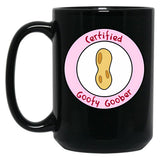 Certified Goofy Goober Black Coffee Mug, Gift Coffee Mug - Black
