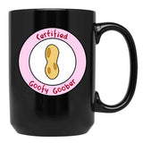 Certified Goofy Goober Black Coffee Mug, Gift Coffee Mug