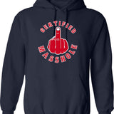 Certified Masshole Graphic Pullover Hoodie - Navy