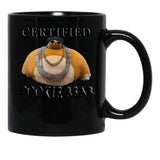 Certified Pookie Bear Black Coffee Mug, Gift Coffee Mug - Black