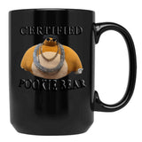 Certified Pookie Bear Black Coffee Mug, Gift Coffee Mug