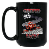 Certified Racist (2) Black Coffee Mug, Gift Coffee Mug - Black