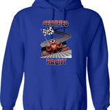 Certified Racist (2) Graphic Pullover Hoodie - Blue