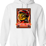 Chairman Meow Lts Hoodie - Retro Graphic Pullover Hoodie for Men & Women - White