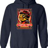 Chairman Meow Lts Hoodie - Retro Graphic Pullover Hoodie for Men & Women - Navy