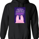 Changbin Hungry Dwaekki Stray Kids Skzoo Skz Graphic Pullover Hoodie - Black