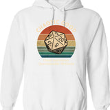 Chaotic Good Good Intentions Hoodie - Retro Graphic Pullover Hoodie for Men & Women - White
