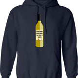 Chardonnay You Chunts Hoodie - Retro Graphic Pullover Hoodie for Men & Women - Navy