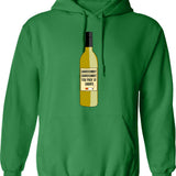 Chardonnay You Chunts Hoodie - Retro Graphic Pullover Hoodie for Men & Women - Green