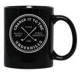 Charge It to The Underhills - Fletch Black Coffee Mug, Gift Coffee Mug - Black