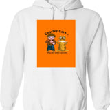 Charley Says Hoodie - Retro Graphic Pullover Hoodie for Men & Women - White