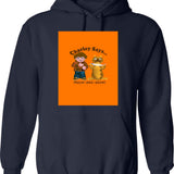 Charley Says Hoodie - Retro Graphic Pullover Hoodie for Men & Women - Navy