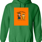Charley Says Hoodie - Retro Graphic Pullover Hoodie for Men & Women - Green