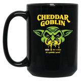 Cheddar Goblin Classic Black Coffee Mug, Gift Coffee Mug - Black