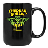 Cheddar Goblin Classic Black Coffee Mug, Gift Coffee Mug
