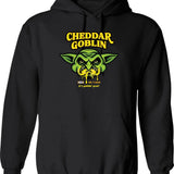 Cheddar Goblin Classic Graphic Pullover Hoodie - Black