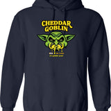 Cheddar Goblin Classic Graphic Pullover Hoodie - Navy