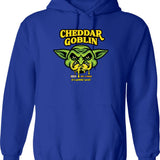 Cheddar Goblin Classic Graphic Pullover Hoodie - Blue