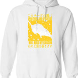 Cheese Kingdom Rat Hoodie - Retro Graphic Pullover Hoodie for Men & Women - White