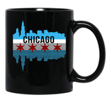 Chicago Skyline Black Coffee Mug, Gift Coffee Mug - Black