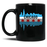 Chicago Skyline Black Coffee Mug, Gift Coffee Mug