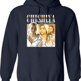 Chishiya Shuntaro Graphic Pullover Hoodie - Navy