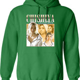 Chishiya Shuntaro Graphic Pullover Hoodie - Green