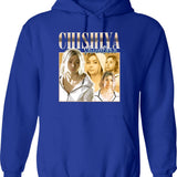 Chishiya Shuntaro Graphic Pullover Hoodie - Blue