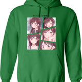 Chizuru Graphic Pullover Hoodie - Green
