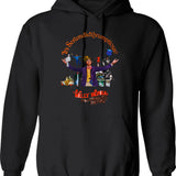Chocolate Factory Hoodie - Retro Graphic Pullover Hoodie for Men & Women - Black