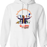 Chocolate Factory Hoodie - Retro Graphic Pullover Hoodie for Men & Women - White