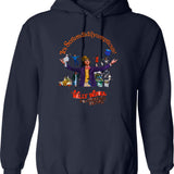 Chocolate Factory Hoodie - Retro Graphic Pullover Hoodie for Men & Women - Navy