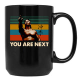 Chong Li You Are Next Vintage Black Coffee Mug, Gift Coffee Mug