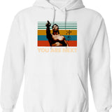 Chong Li You Are Next Vintage Graphic Pullover Hoodie - White