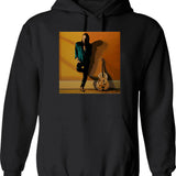 Chris Whitley Painting Classic Hoodie - Retro Graphic Pullover Hoodie for Men & Women - Black