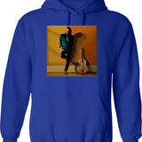 Chris Whitley Painting Classic Hoodie - Retro Graphic Pullover Hoodie for Men & Women - Blue