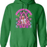 Christmas Kenergy Hoodie - Retro Graphic Pullover Hoodie for Men & Women - Green