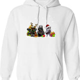Christmas Hoodie - Retro Graphic Pullover Hoodie for Men & Women - White